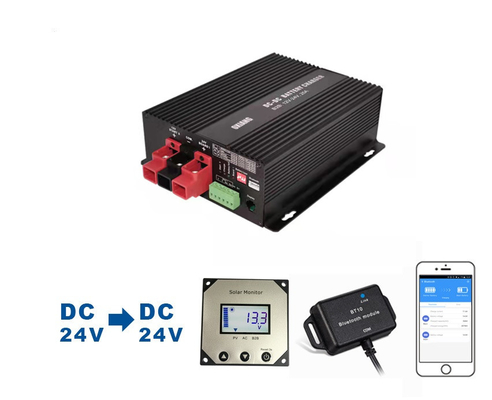 esposizione MPPT di LCD del regolatore della carica della batteria di CC 24V per la batteria del veicolo