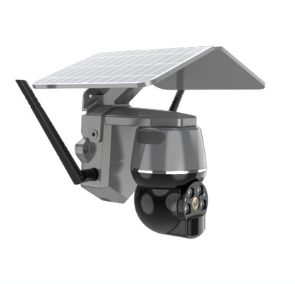 la videocamera di sicurezza dell'ABS 4g Wifi di 5V 2A, macchina fotografica di 4g Ptz solare rende incombustibile