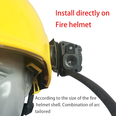 la macchina fotografica IP66 10 di Helmet Mounted Video del pompiere misura l'OS con un contatore visibile Android 8,1