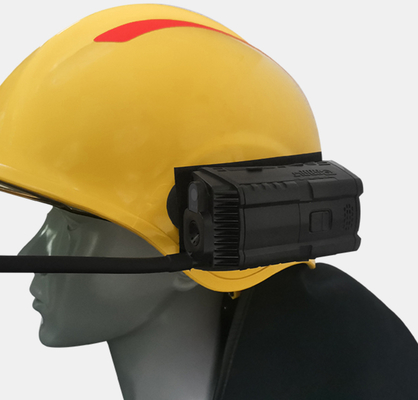 rilevazione del gas della macchina fotografica di registrazione di immagini termiche della macchina fotografica montata casco di 4G WIFI per il salvataggio del fuoco
