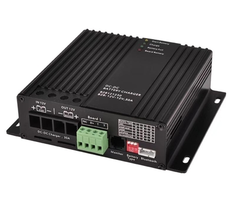 Caricabatteria FCC 30A DC DC per batteria al piombo-acido AGM sigillata con gel di litio LifePO4