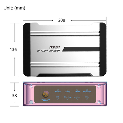 Multi input di CC astuto di sostegno del caricatore accumulatore per di automobile di scopo ed input solare