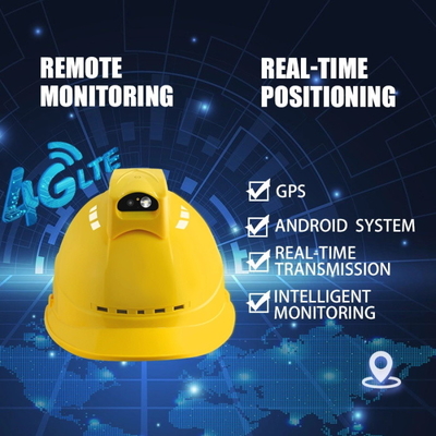 Protezione di sicurezza del registratore del casco di Smart dell'ABS di Live Streaming per il sito di Constructon