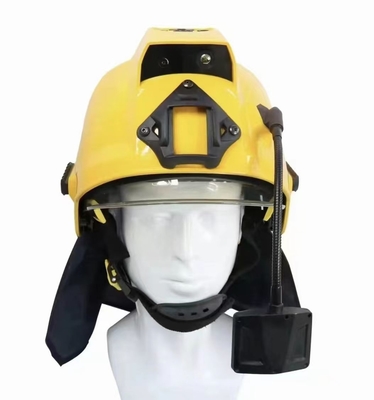 Vigile del fuoco Casco ABS IR Thermal Image Camera SOS Alert con software di comando VMS