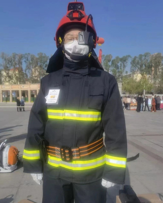 Rilevazione di gas Casco da vigile del fuoco Telecamera per imaging termico IR Telecamera per casco di sicurezza a prova di fuoco