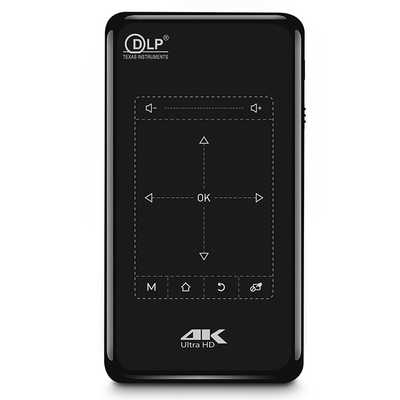 Mini proiettore DLP Smart 20000 ore di durata della lampada con certificazione ROHS