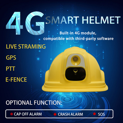 supporto 4G 3G WIFI GPS e Bluetooth Android della macchina fotografica del casco di sicurezza di 1080P Prosonal