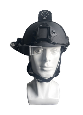 Macchine fotografiche personali del corpo del casco tattico militare con l'inseguimento di GPS del citofono delle PPTT