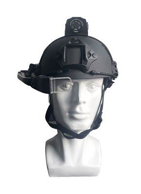Sicurezza 4G Casco tattico Fotocamera a doppia lente 1080P Real Live Streaming