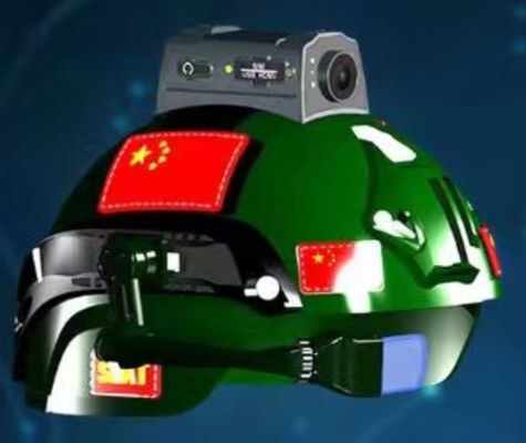 Sicurezza 4G Casco tattico Fotocamera a doppia lente 1080P Real Live Streaming