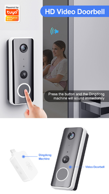 PIR Detection Smart Home Doorbell con la lente di lunghezza focale F2.0 di 3mm ed il controllo di voce