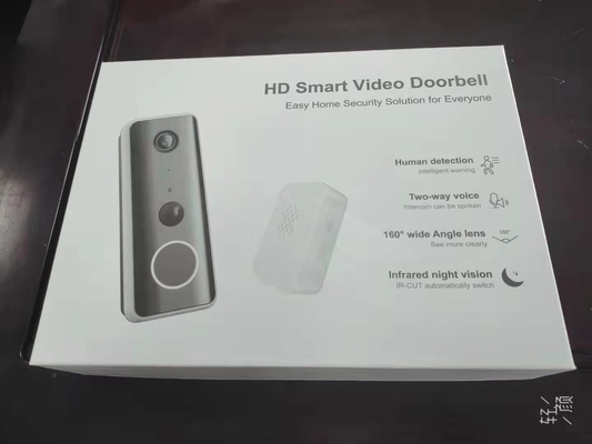 Campanello 4 di WIFI di visione notturna video - nuvola di durata della batteria 6months/micro stoccaggio di carta di deviazione standard
