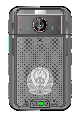 5G NR/SA Thermal Imaging Camera del corpo 4K HD 3500mah Doppia batteria EIS 4G 64GB 3,1 pollici LCD
