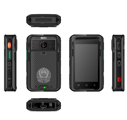 5G NR/SA Thermal Imaging Camera del corpo 4K HD 3500mah Doppia batteria EIS 4G 64GB 3,1 pollici LCD