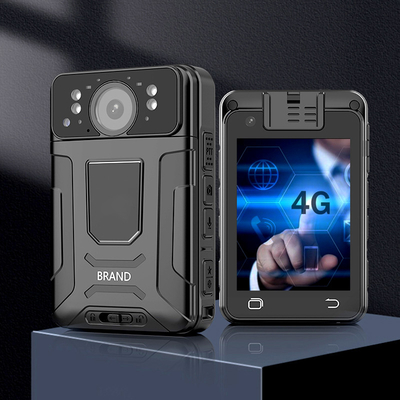 1080P 4G Camera indossata sul corpo Oltre 15 ore Tempo di registrazione Mp4 Con H.264/ H.265 Bodycam