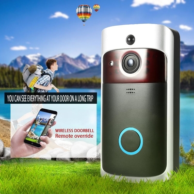 166 gradi campo d'angolo di visione WIFI video campanello di porta rilevamento del movimento vista in diretta remota