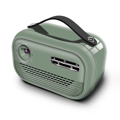 Green DLP Smart Projector 65 Lumens Android 9.0 4K Batteria integrata 5000MA