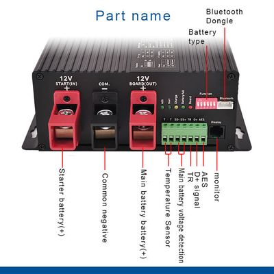 Caricabatterie a corrente continua impermeabile Bluetooth compatibile 12V MPPT Tecnologia solare CE ROHS FCC certificato