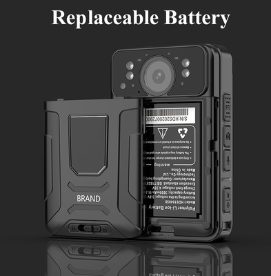 AI riconoscimento facciale targa Bodycam Guardie di sicurezza GPS Live Video Storage 32GB 128GB 256GB H.264/H.265
