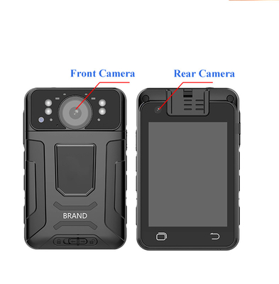 Riconoscimento facciale AI Telecamere del corpo della polizia 2 Way Talk Night Vision Sistema Android