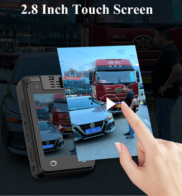 Riconoscimento facciale AI Telecamere del corpo della polizia 2 Way Talk Night Vision Sistema Android