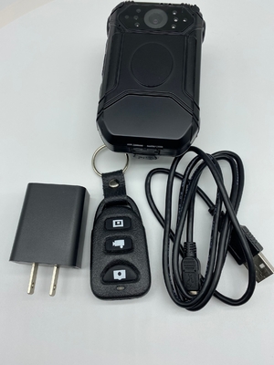 64G IP66 Camera del corpo della polizia con LED da 1,5 W e angolo di 120 gradi