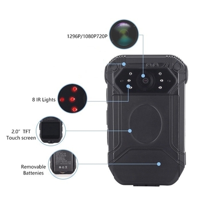 4G polizia indossabile HD Camera del corpo guardia di sicurezza camera DVR personale
