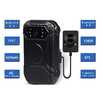 4G polizia indossabile HD Camera del corpo guardia di sicurezza camera DVR personale