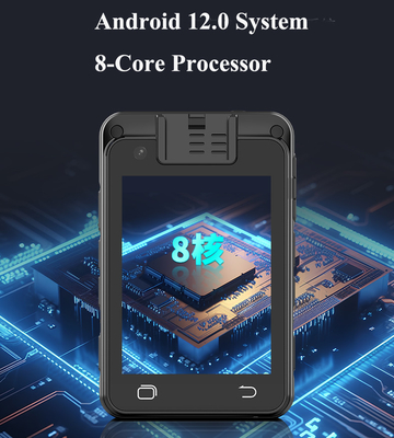 4G Ultra Definizione 1080P30fps Android 12.0 Camera Corporea Con Bluetooth 5.0 GPS