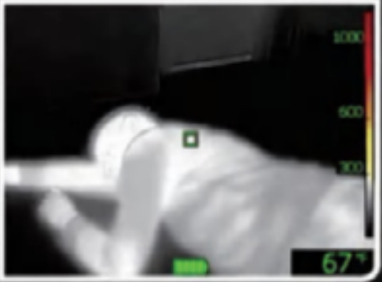 Camera di costruzione resistente al fuoco ABS con visione notturna 10M e maschera antincendio