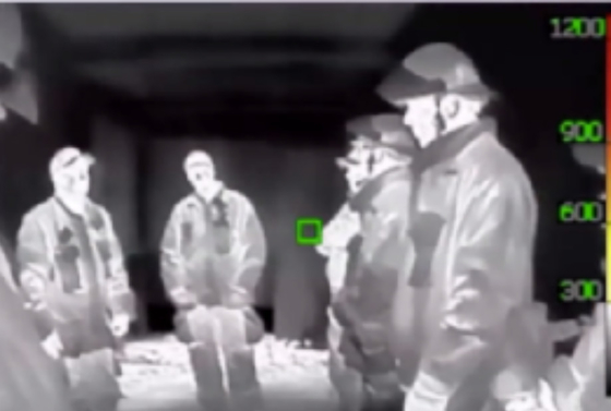 Camera di sicurezza del casco antincendio e di soccorso tecnico con sensore di immagini termiche