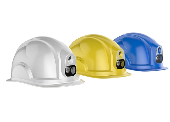 Camera del casco di sicurezza 4G GSM con laser e risoluzione di codifica video 1920X1080P 30fps