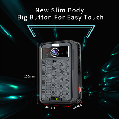 5G 13MP Android 10 Camera del corpo della polizia con memoria 2G + 16G e NFC opzionale