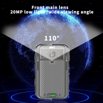 Advanced 5G 13MP Camera del corpo della polizia con USB e 2G 16G Memoria interna per una maggiore sicurezza