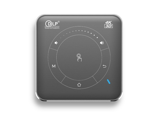 Proiettore DLP per home theater a grande schermo Distanza di proiezione da 1 a 5 m per intrattenimento immersivo