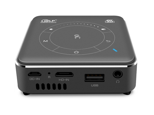 Proiettore DLP per home theater a grande schermo Distanza di proiezione da 1 a 5 m per intrattenimento immersivo