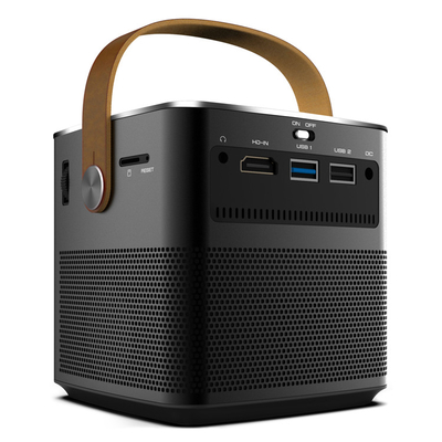 Home Theater DLP Mini Projector con luce di proiezione e LED Osram 500 1 Contrasto luminoso