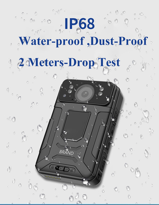 4G impermeabile IP67 Camera indossata dalla polizia con GPS Tracking 1080p Mini Camera