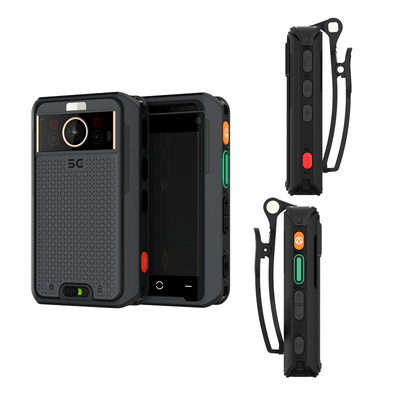 Registrazione audio Fotocamere indossabili della polizia da 32 GB con GPS e Bluetooth Software CMSV6