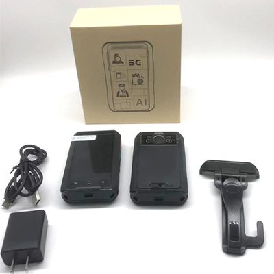 Registrazione audio Fotocamere indossabili della polizia da 32 GB con GPS e Bluetooth Software CMSV6