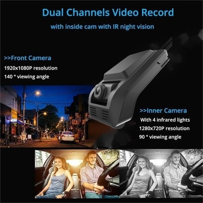 1080P 4G Dash Cam con ADAS DMS all-in-one Parcheggio di monitoraggio per la gestione della flotta