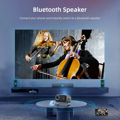 Presentazioni aziendali DLP Smart Projector con memoria buffer da 1 GB e correzione multiangolo Keystone