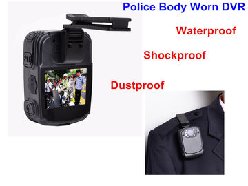 Materiale quadrato LCD nero durevole dell'ABS dello schermo di Mini Body Worn Video Camera