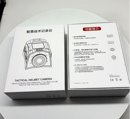Telecamera di sicurezza tattica RJ45 cavo Ethernet con bitrate video 256kbps-8Mbps e supporto GB28181