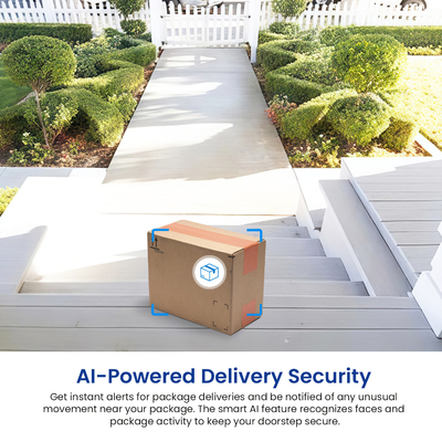 Dual Camera Wireless Video Doorbell comunicazione bidirezionale riconoscimento AI