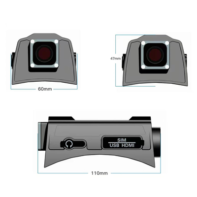 Supporto 16G/32G/64G/128G Sistema di sorveglianza tattica delle forze dell'ordine -20 C a 60 C con scheda TF da 64 GB