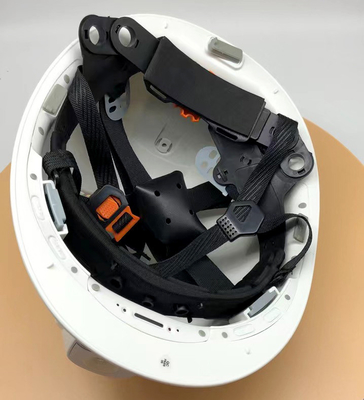 Alimentazione 12V o 5V 4G GPS Safety Helmet Camera con batteria integrata da 4000mAh e modalità regolabili
