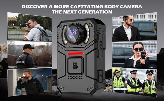 Minicamere portatili bodycam Full HD 4K ad alta definizione con display da 2 pollici e batteria da 2500 Mah