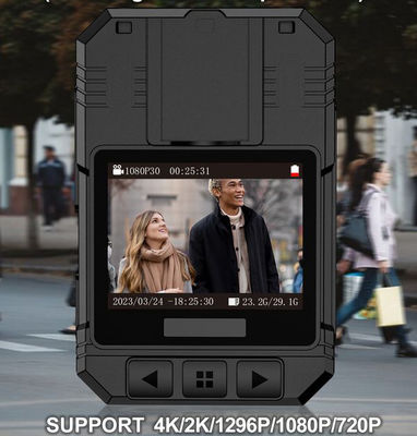 Minicamere portatili bodycam Full HD 4K ad alta definizione con display da 2 pollici e batteria da 2500 Mah