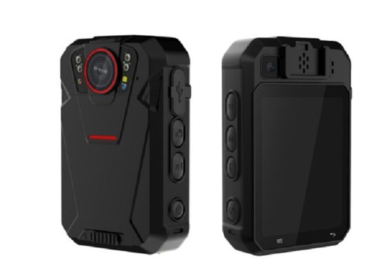 Fotocamere impermeabili 4G ad alta definizione indossate dalla polizia con tracciamento GPS e software per piattaforme CMSV6